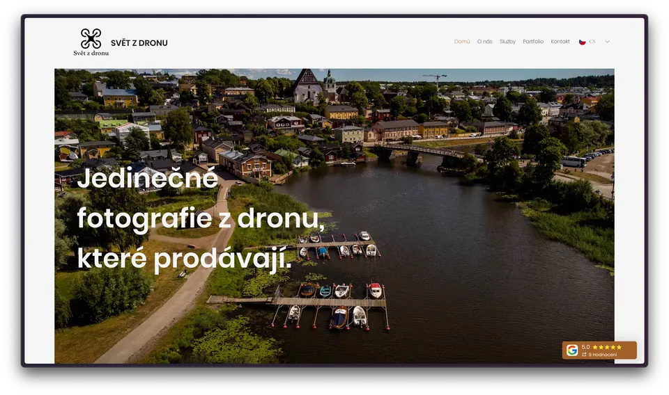Svět z dronu